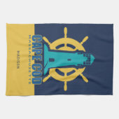 Individuelle Name / Text Cape Cod Massachusetts Geschirrtuch (Horizontal)