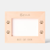 Individuelle Name Text Cat Mama Vater Pet Besitzer Geätzte Rahmen (Vorderseite)