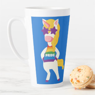 Individuelle Name & Text Gay Unicorn Milchtasse