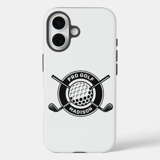 Individuelle Name & Text Golf Case-Mate iPhone Hülle (Rückseite)