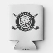 Individuelle Name & Text Golf Dosenkühler (Rückseite)