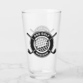 Individuelle Name & Text Golf Glas (Rückseite)