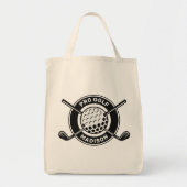 Individuelle Name & Text Golf Tragetasche (Vorne)