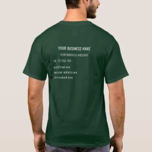 Individuelle Name Text Info Business Promotion T - T-Shirt