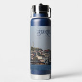 Individuelle Name & Text Istanbul Trinkflasche (Hinten)