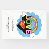 Individuelle Name / Text "Liebe ist Liebe" Banner (Horizontal)