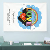 Individuelle Name / Text "Liebe ist Liebe" Banner (Messe)