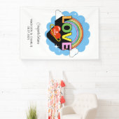 Individuelle Name / Text "Liebe ist Liebe" Banner (InSitu)