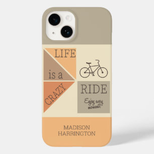 Individuelle Name / Text Life ist ein verrückter A Case-Mate iPhone 14 Hülle
