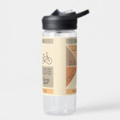 Individuelle Name / Text Life ist ein verrückter A Trinkflasche (Links)