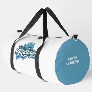 Individuelle Name / Text Malaga Spanien Duffle Bag