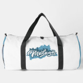 Individuelle Name / Text Malaga Spanien Duffle Bag (Rückseite)