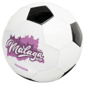 Individuelle Name / Text Malaga Spanien Fußball (Dreiviertel)
