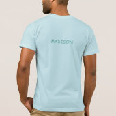 Individuelle Name / Text Malaga Spanien T-Shirt (Rückseite)