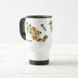 Individuelle Name & Text MEXICO Kulturkarte Tasse