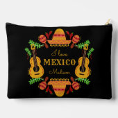 Individuelle Name / Text Mexiko Zubehörtasche (Rückseite)