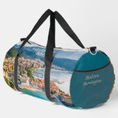 Individuelle Name & Text Montenegro Duffle Bag (Rechte Ecke)