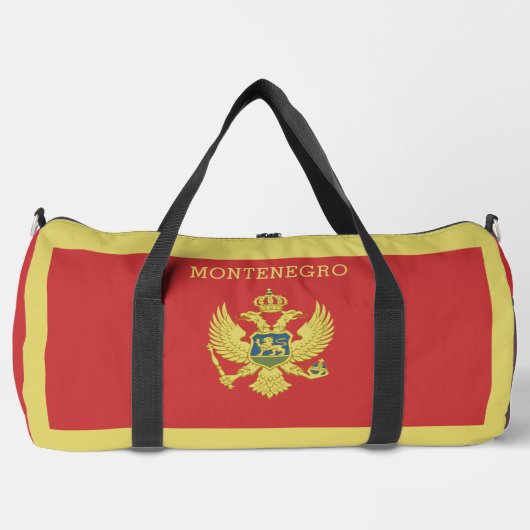 Individuelle Name & Text Montenegro Duffle Bag (Vorderseite)