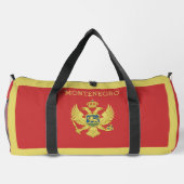Individuelle Name & Text Montenegro Duffle Bag (Rückseite)