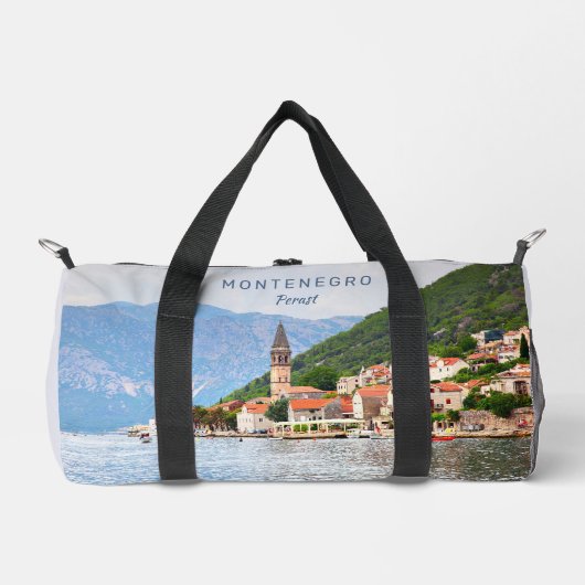 Individuelle Name & Text Montenegro Duffle Bag (Vorderseite)