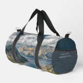 Individuelle Name & Text Montenegro Duffle Bag (Rechte Ecke)