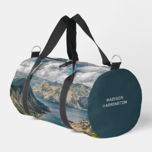 Individuelle Name & Text Montenegro Duffle Bag