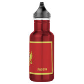 Individuelle Name & Text Montenegro Edelstahlflasche (Rechts)