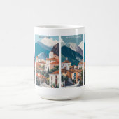 Individuelle Name & Text Montenegro Kaffeetasse (Mittel)