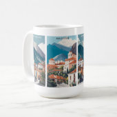 Individuelle Name & Text Montenegro Kaffeetasse (Vorderseite Links)