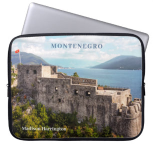 Individuelle Name & Text Montenegro Laptopschutzhülle