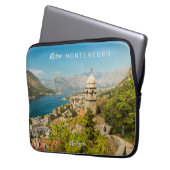 Individuelle Name & Text Montenegro Laptopschutzhülle (Vorderseite Links)