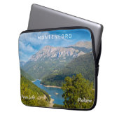 Individuelle Name & Text Montenegro Laptopschutzhülle (Vorderseite Links)