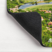 Individuelle Name & Text Montenegro Mousepad (Ecke)