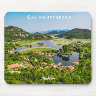 Individuelle Name & Text Montenegro Mousepad