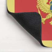Individuelle Name & Text Montenegro Mousepad (Ecke)