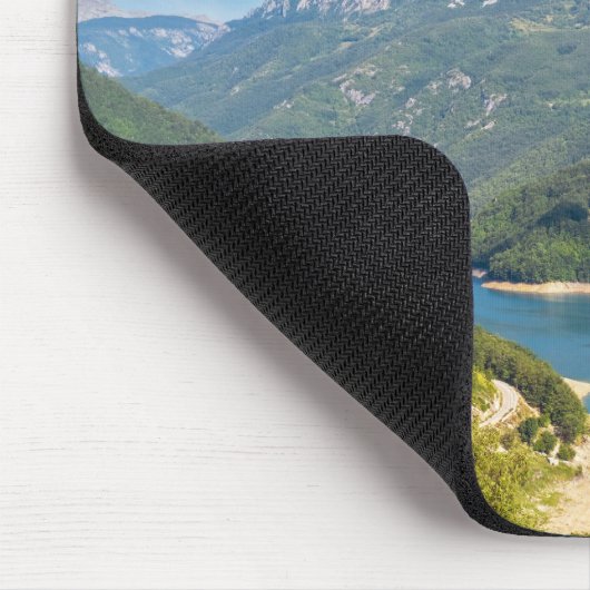 Individuelle Name & Text Montenegro Mousepad (Ecke)