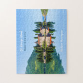 Individuelle Name & Text Montenegro Puzzle (Vertikal)