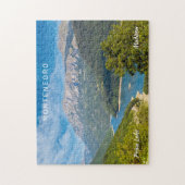 Individuelle Name & Text Montenegro Puzzle (Vertikal)