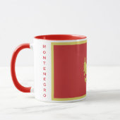 Individuelle Name & Text Montenegro Tasse (Links)