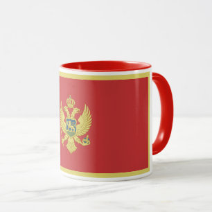Individuelle Name & Text Montenegro Tasse