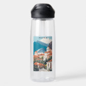 Individuelle Name & Text Montenegro Trinkflasche (Rückseite)