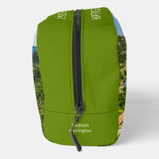 Individuelle Name & Text Montenegro Waschbeutel (Rechts)