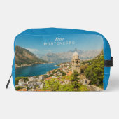 Individuelle Name & Text Montenegro Waschbeutel (Rückseite)