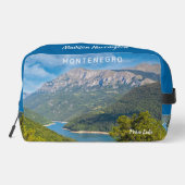 Individuelle Name & Text Montenegro Waschbeutel (Rückseite)