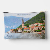 Individuelle Name & Text Montenegro Zubehörtasche (Rückseite)