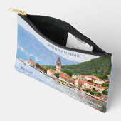 Individuelle Name & Text Montenegro Zubehörtasche (Offen)