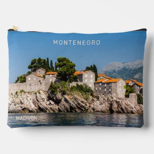Individuelle Name & Text Montenegro Zubehörtasche