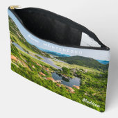 Individuelle Name & Text Montenegro Zubehörtasche (Offen)