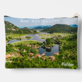 Individuelle Name & Text Montenegro Zubehörtasche (Rückseite)