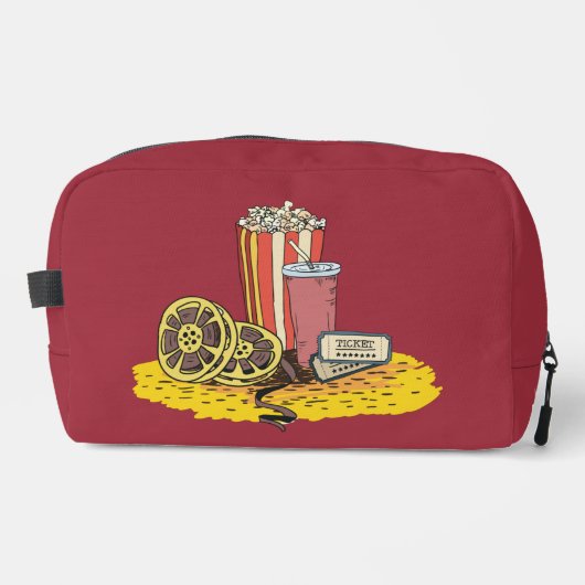 Individuelle Name / Text Movie Buff Waschbeutel (Vorderseite)